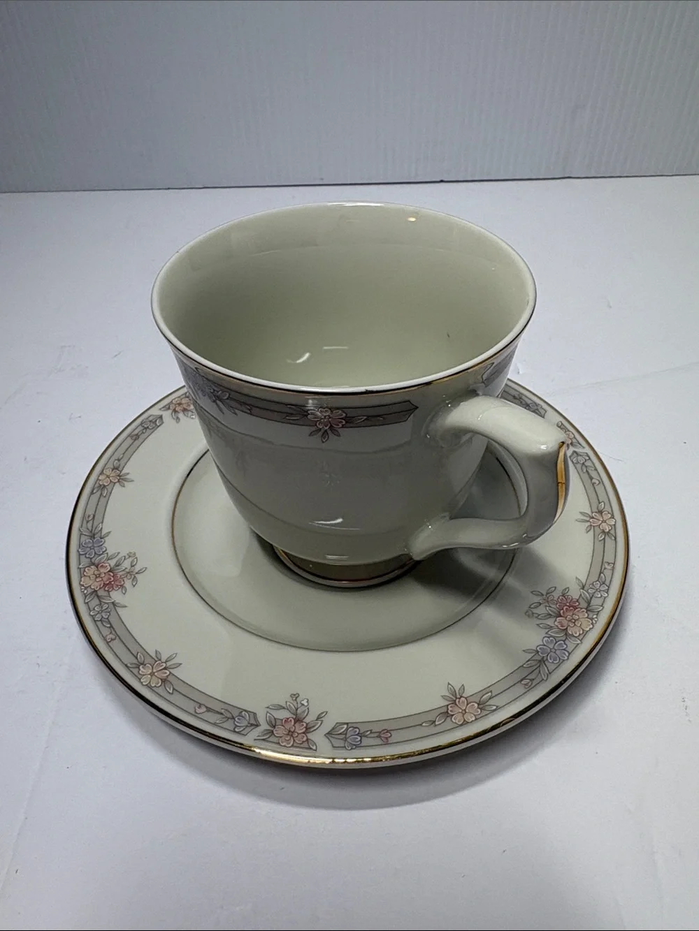 Sango Regency Collection Monroe China Footed Cup & Saucer